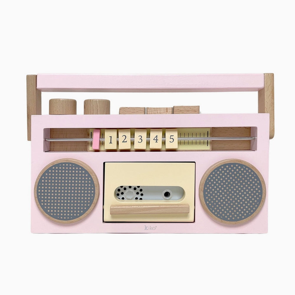 Pink Wooden Tape Recorder by Kiko+ & gg*