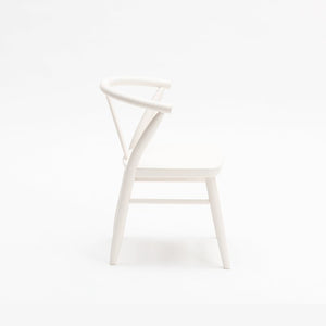Crescent Chairs in White by Milton and Goose