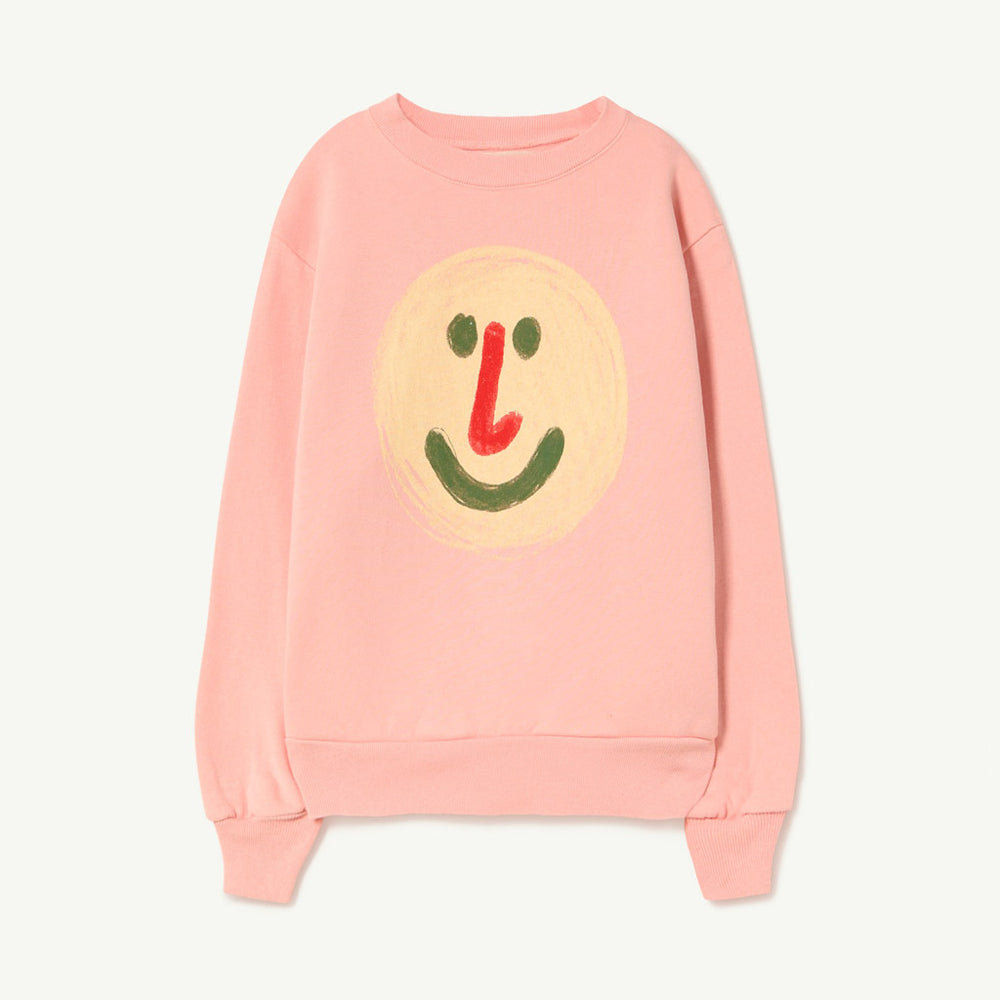 Bear Kids Sweatshirt Pink Face by The Animals Observatory
