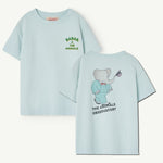 Rooster Kids Tee Blue Babar by The Animals Observatory