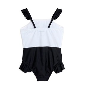 Dolphins Frill Swimsuit by Mini Rodini