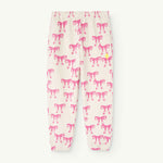 Elephant Kids Pants Pink Bow by The Animals Observatory