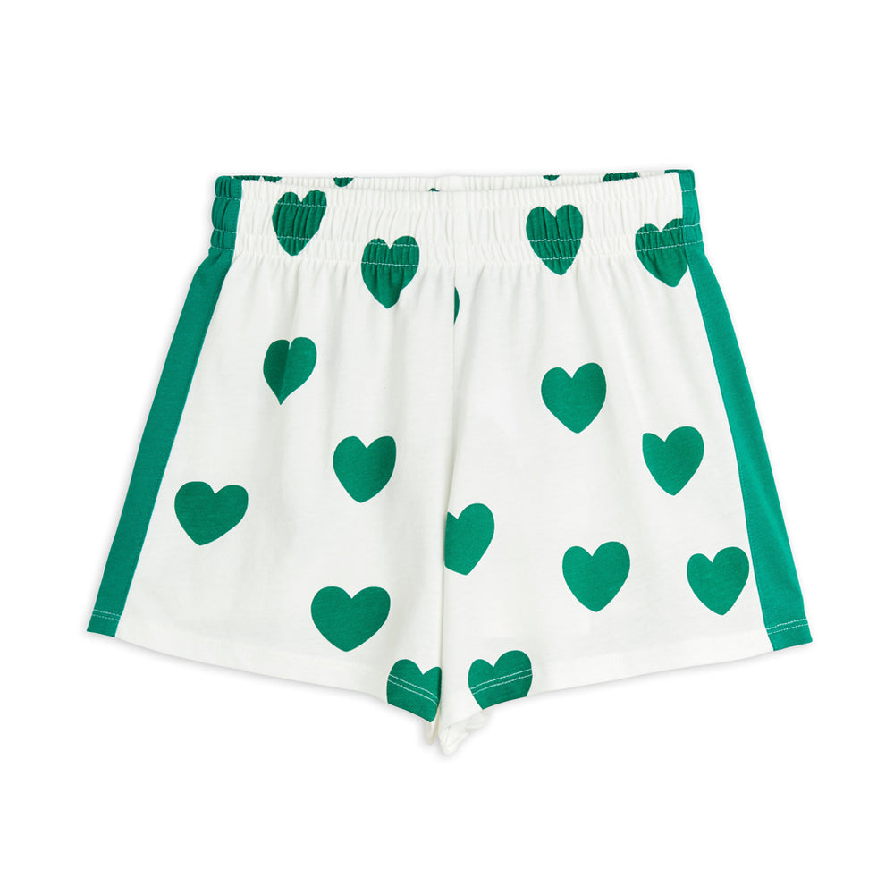 Green Hearts Shorts by Mini Rodini
