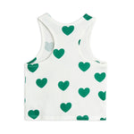 Green Hearts Tank by Mini Rodini