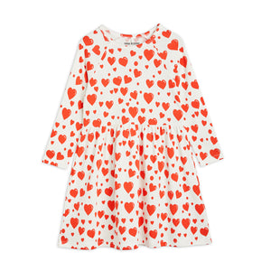 
            
                Load image into Gallery viewer, Hearts Long Sleeve Dress by Mini Rodini
            
        