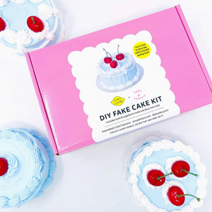Blue Cherry Fake Cake Kit by Jenny Lemons