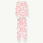 Llama Kids Pajamas Pink Bows by The Animals Observatory