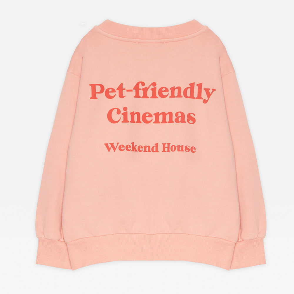 Peach Dog Sweatshirt with Pockets by Weekend House Kids