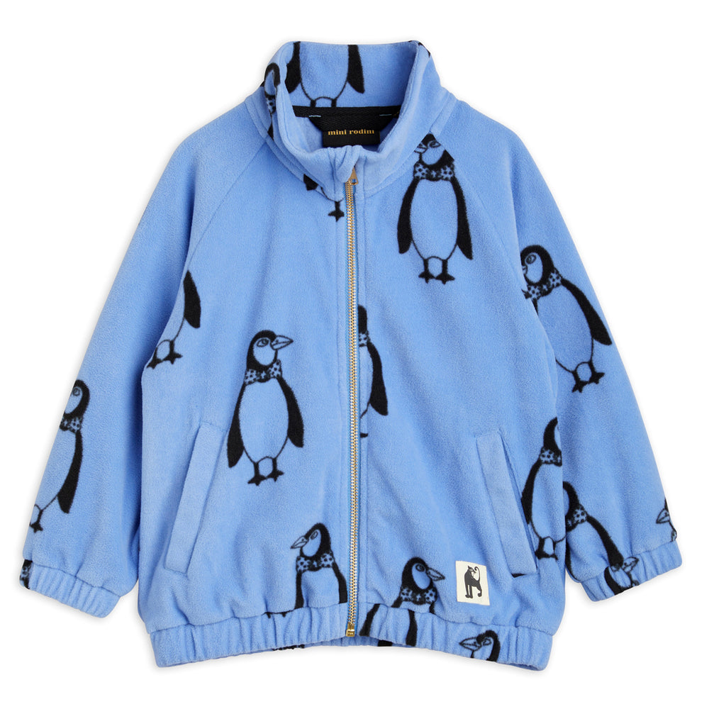 Penguin Fleece Jacket by Mini Rodini