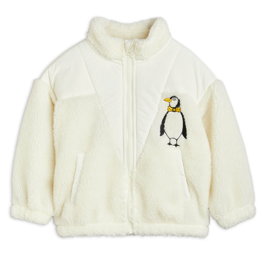 Penguin Pile Zip Jacket by Mini Rodini