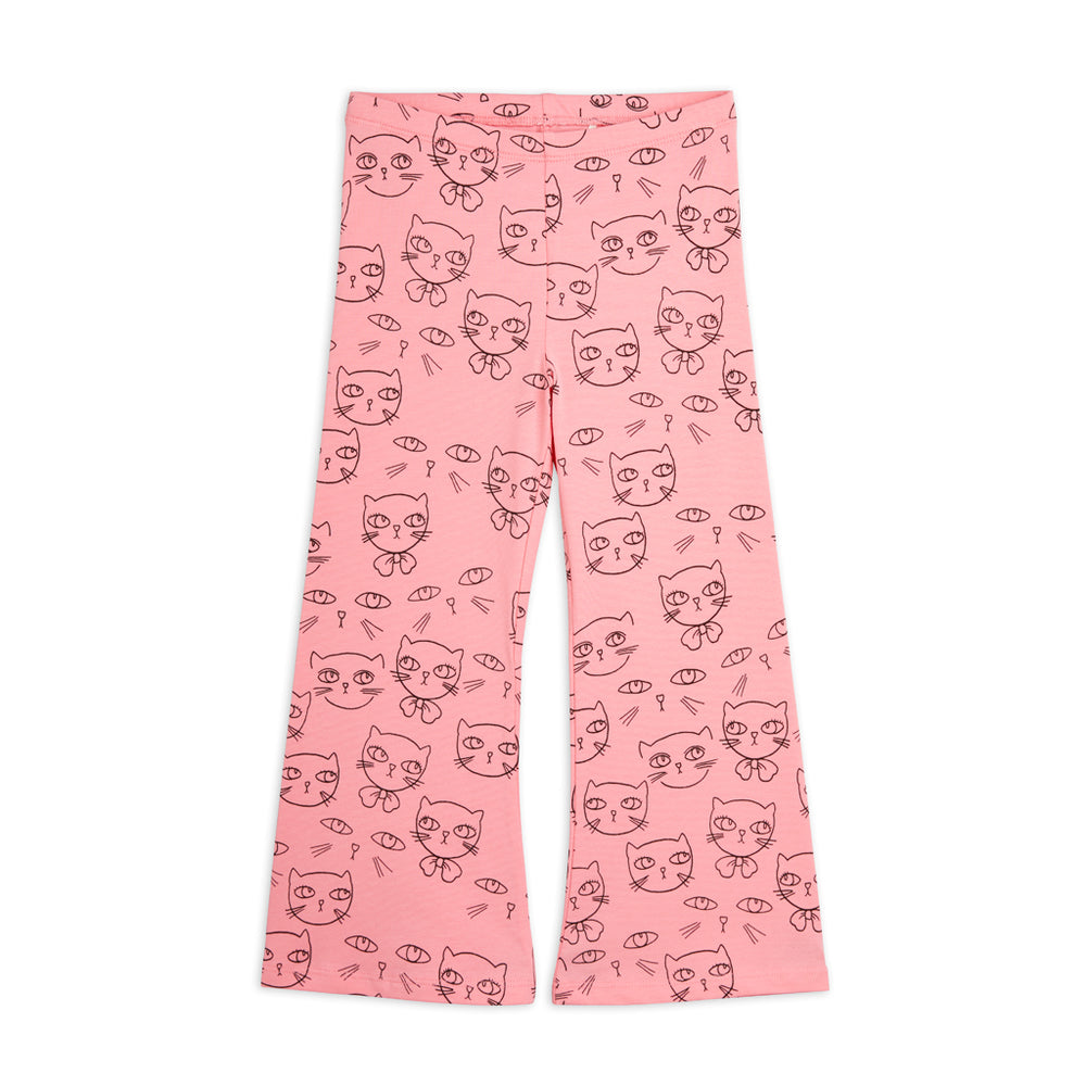Pink Cathletes Flared Trousers by Mini Rodini