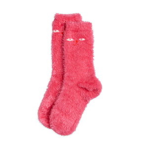 
            
                Load image into Gallery viewer, Pink Cat Eyes Fluffy Socks by Mini Rodini
            
        