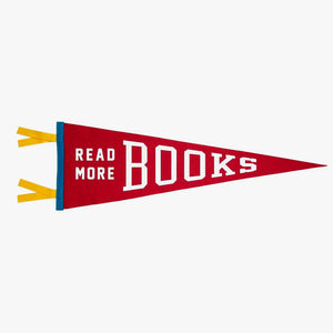 
            
                Load image into Gallery viewer, Read More Books Pennant by Oxford Pennant
            
        