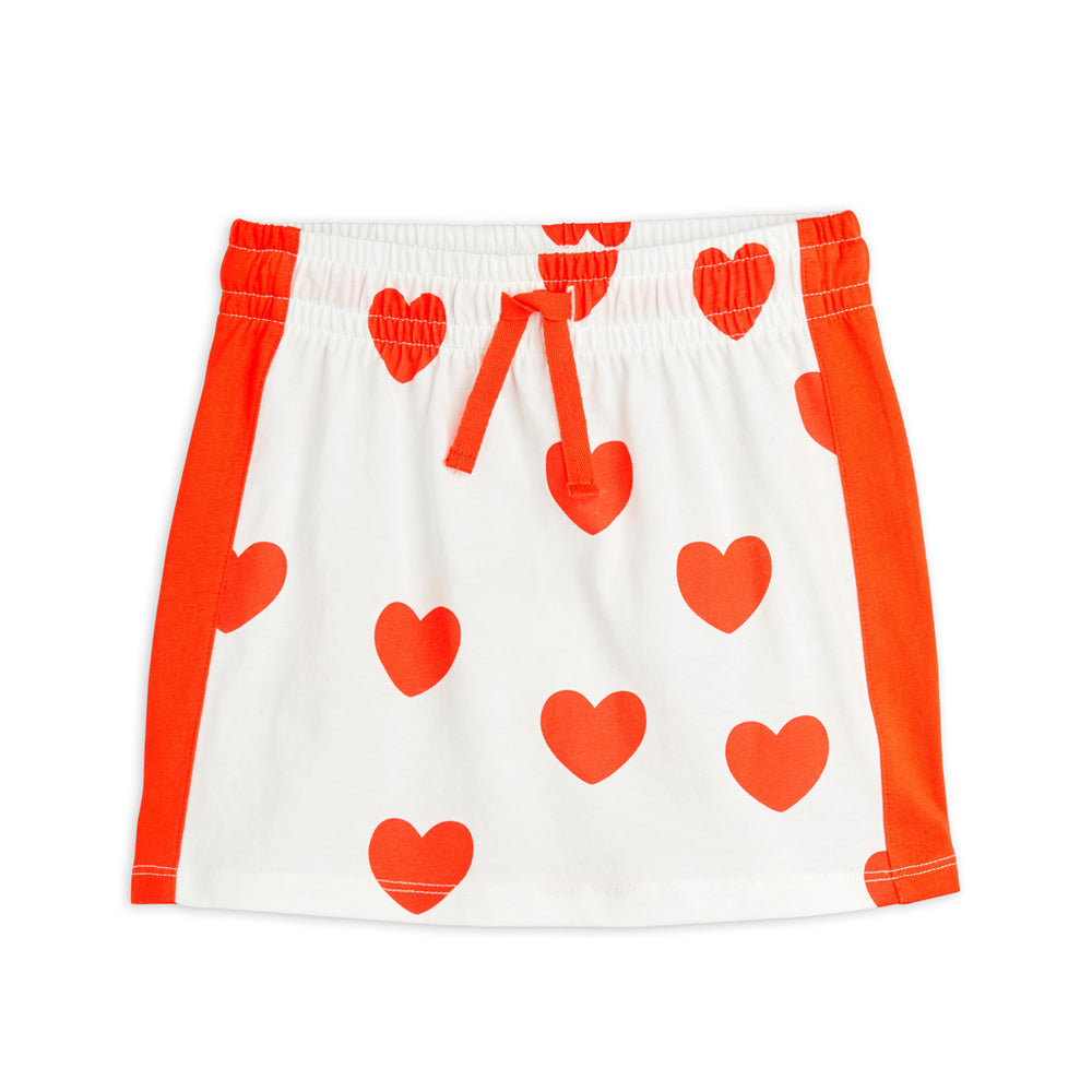 Red Hearts Skirt by Mini Rodini