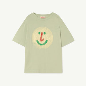 Rooster Oversize Kids Tee Green Face by The Animals Observatory