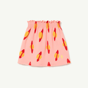 Wombat Kids Skirt Pink Planet by The Animals Observatory