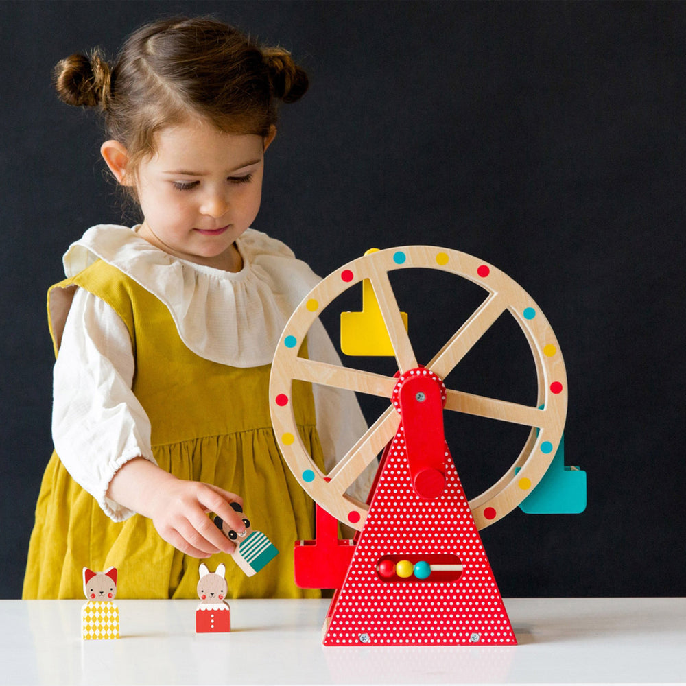 Wooden Ferris Wheel Carnival Play Set by Petit Collage