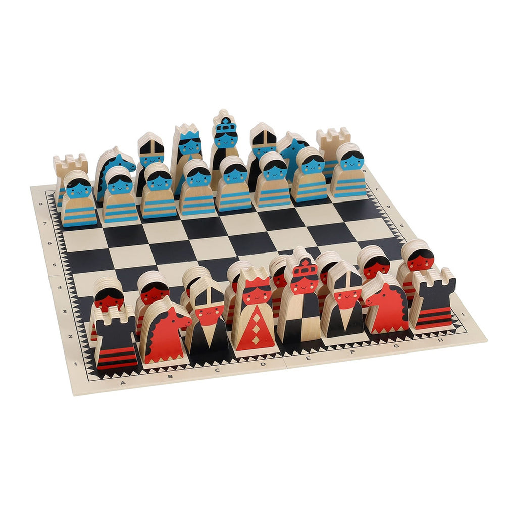 On the Move Wooden Chess Set by Petit Collage