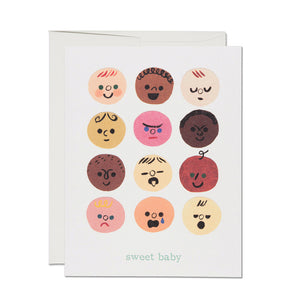 
            
                Load image into Gallery viewer, Baby Faces Card by Christian Robinson
            
        