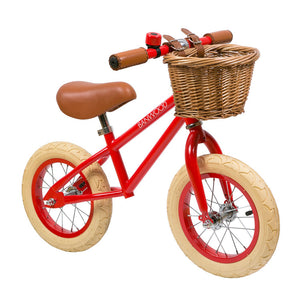 First Go! Red Banwood Bike
