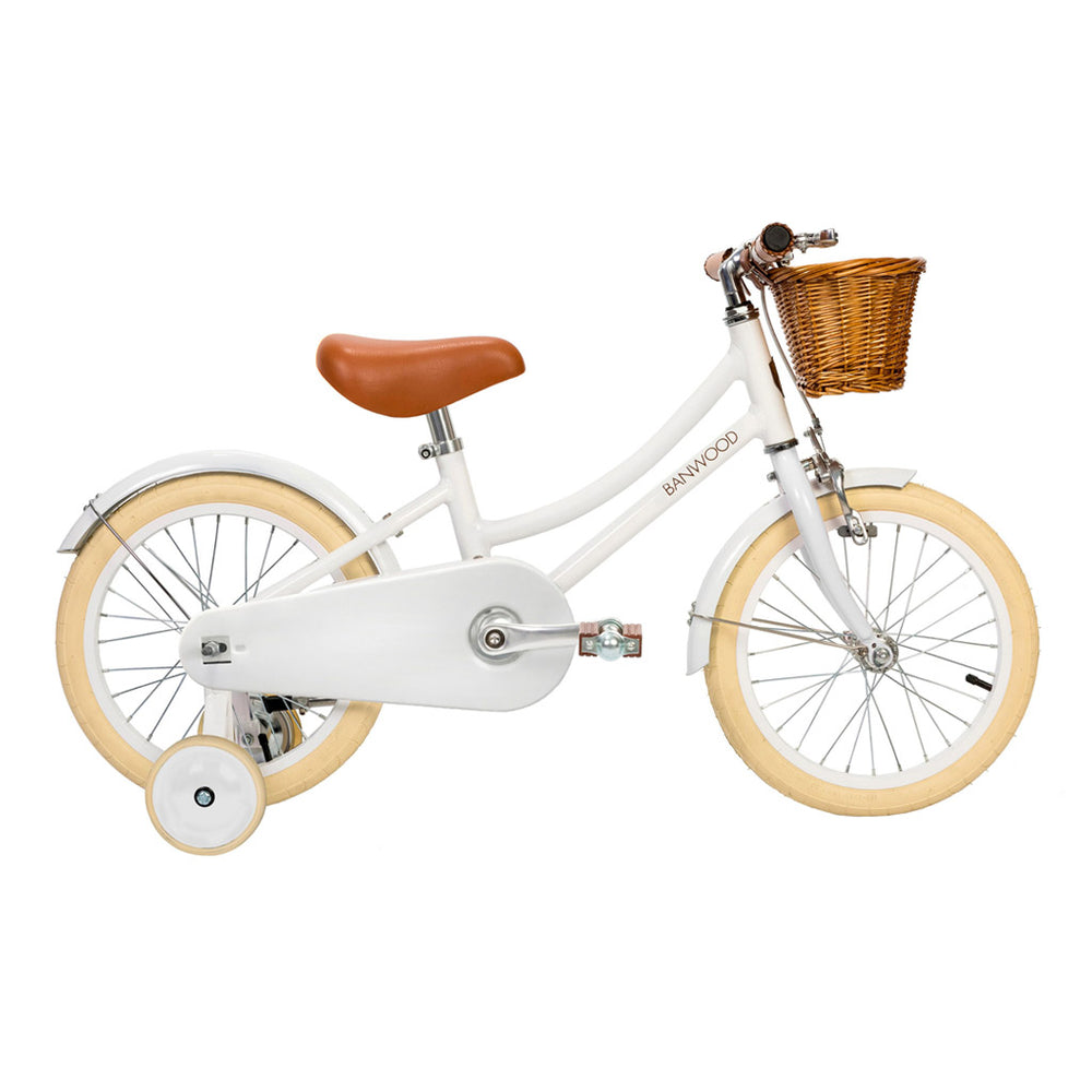 
            
                Load image into Gallery viewer, Classic White 16&amp;quot; Banwood Bike
            
        