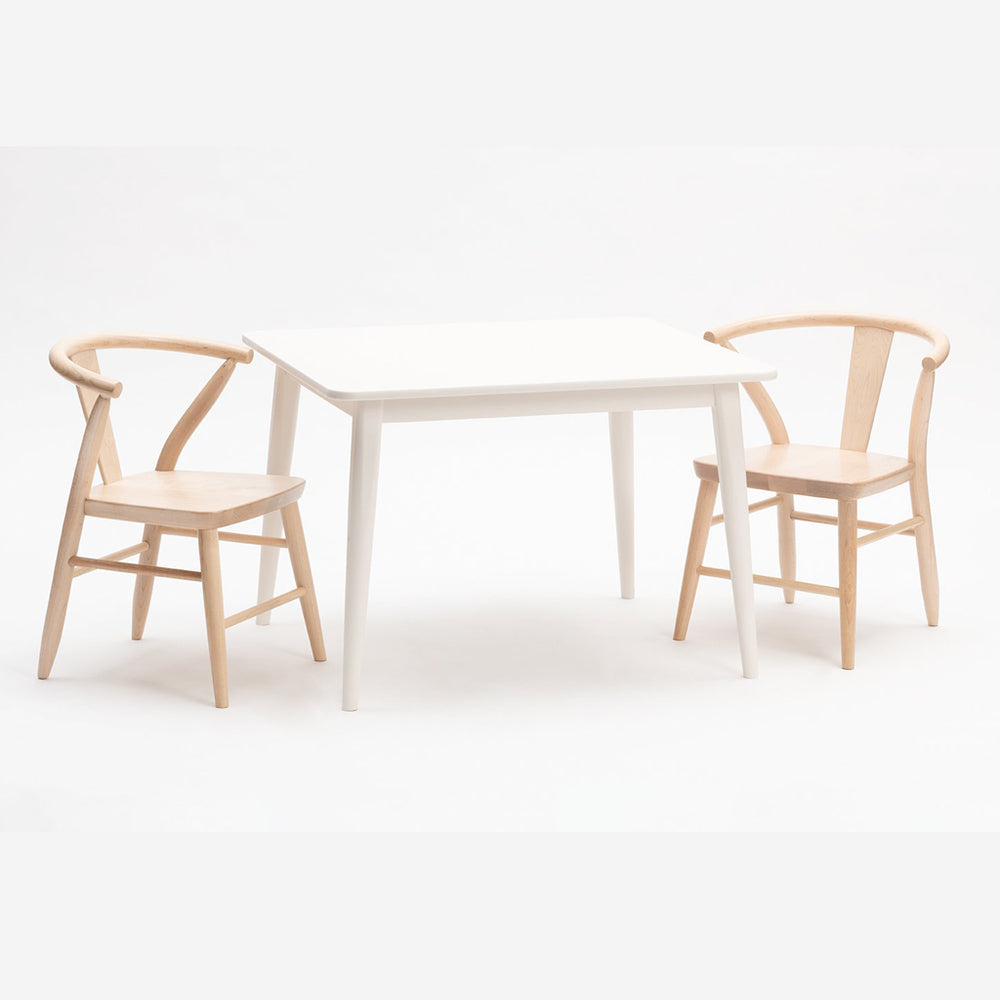 Crescent Table in White by Milton and Goose