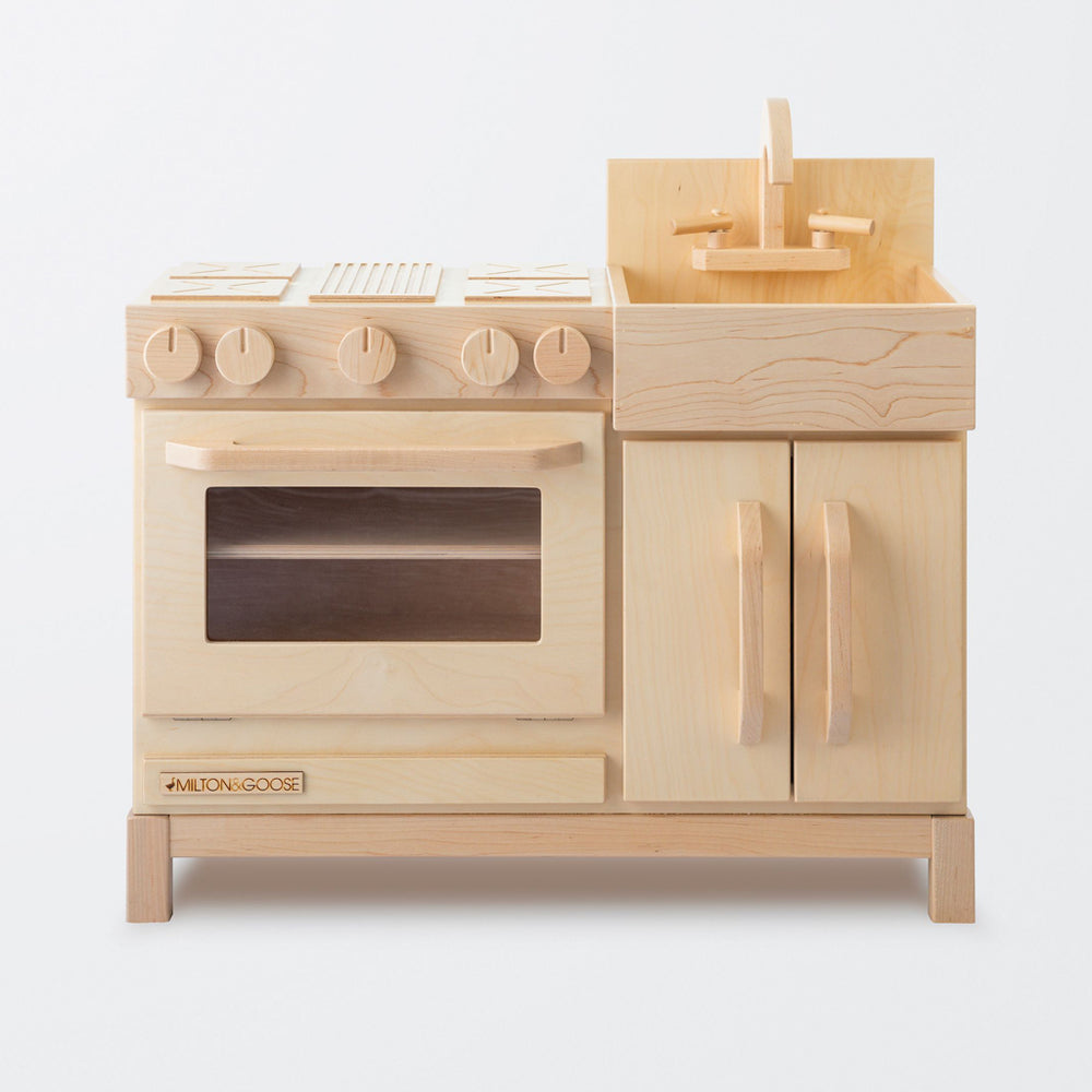 Essential Play Kitchen Natural by Milton and Goose