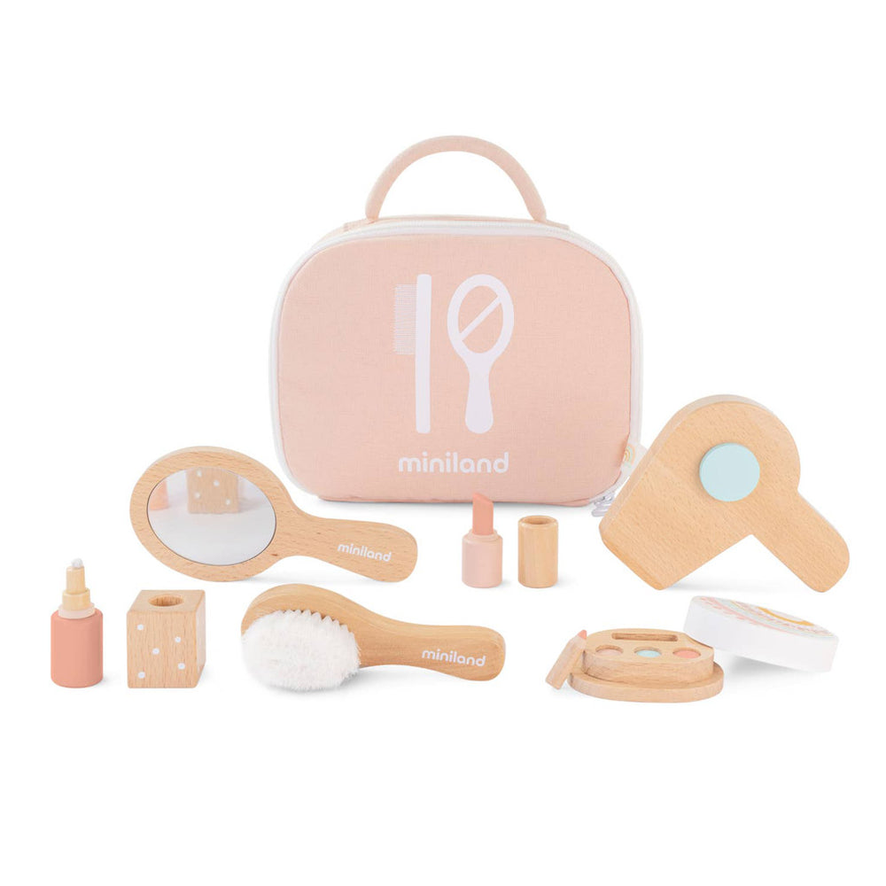 
            
                Load image into Gallery viewer, Doll Wooden Beauty Set by Miniland
            
        