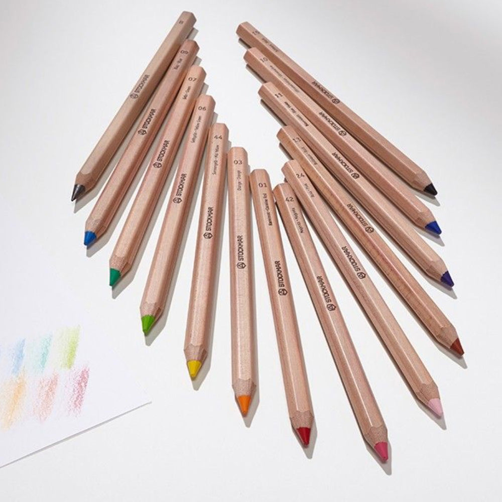 Stockmar Colored Pencils Hexagonal Assortment 12+1